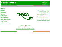 Tablet Screenshot of nadaeireann.org